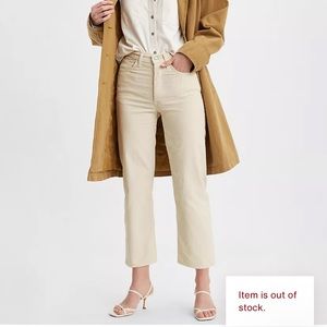 Levi’s Ribcage Straight Ankle Corduroy Pants